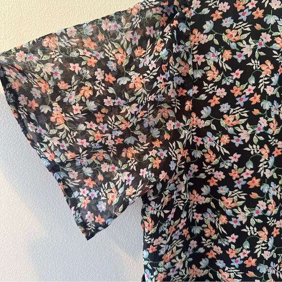 NWT Jacqueline de Yong Ditzy Layered floral dress Size 8 - Picture 4 of 7